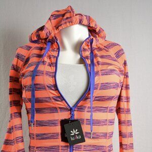 NWT lukka Ladies Active Wear, Coral Blaze Color, Size M